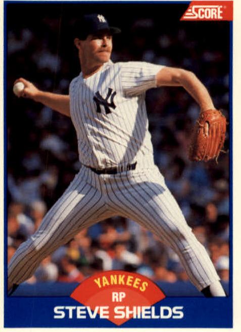1989 Score Steve Shields #578 card