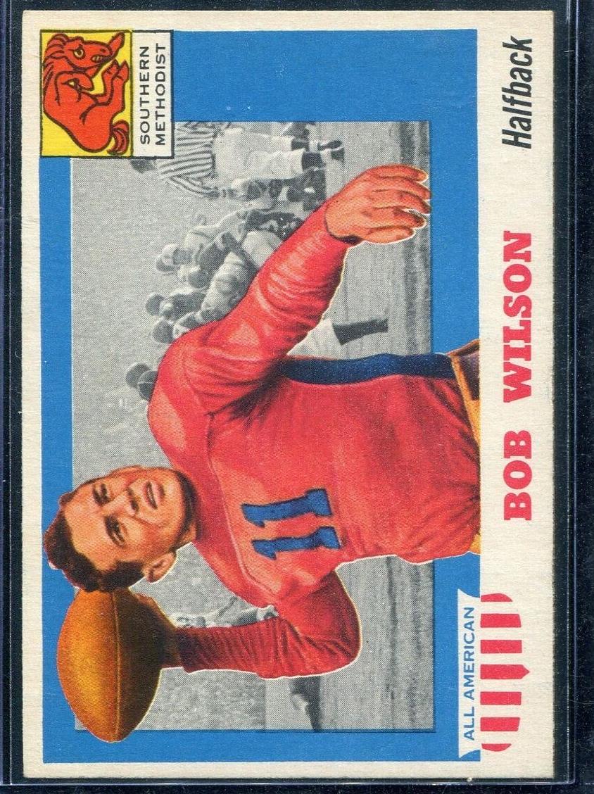 1955 Topps All American Bob Wilson #71 card