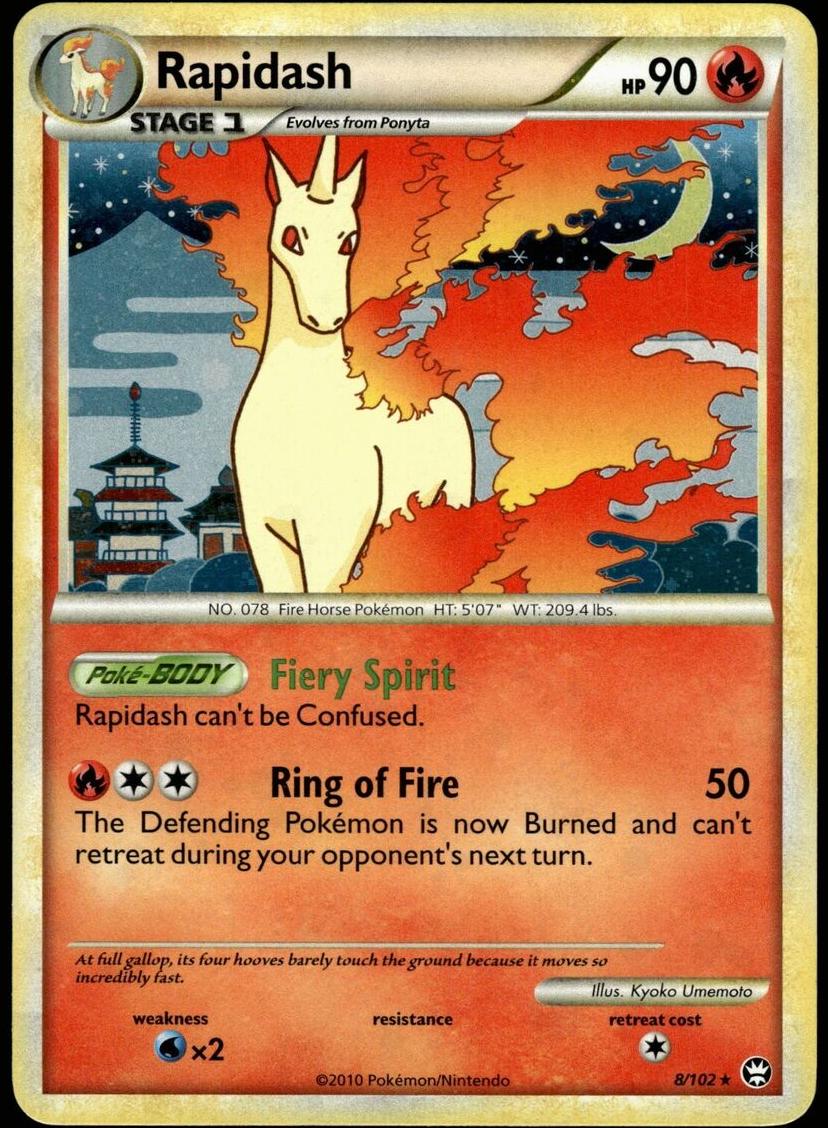 Rapidash 2010 Pokemon HeartGold & SoulSilver Triumphant