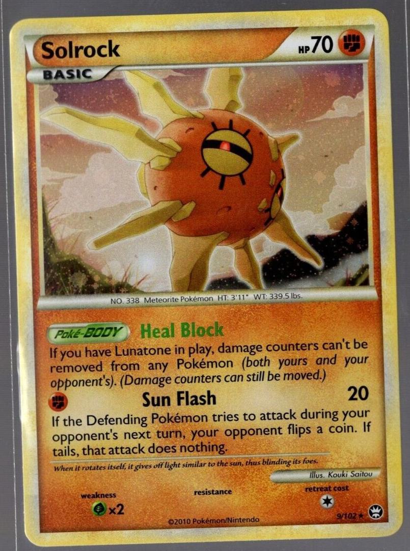Solrock 2010 Pokemon HeartGold & SoulSilver Triumphant
