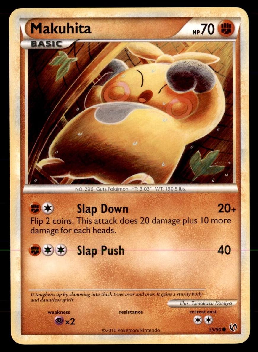 Makuhita 2010 Pokemon HeartGold & SoulSilver Undaunted