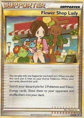 Flower Shop Lady 2010 Pokemon HeartGold & SoulSilver Undaunted