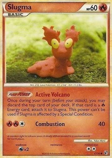 Slugma 2010 Pokemon HeartGold & SoulSilver Undaunted