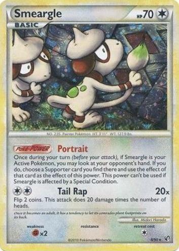 Smeargle 2010 Pokemon HeartGold & SoulSilver Undaunted