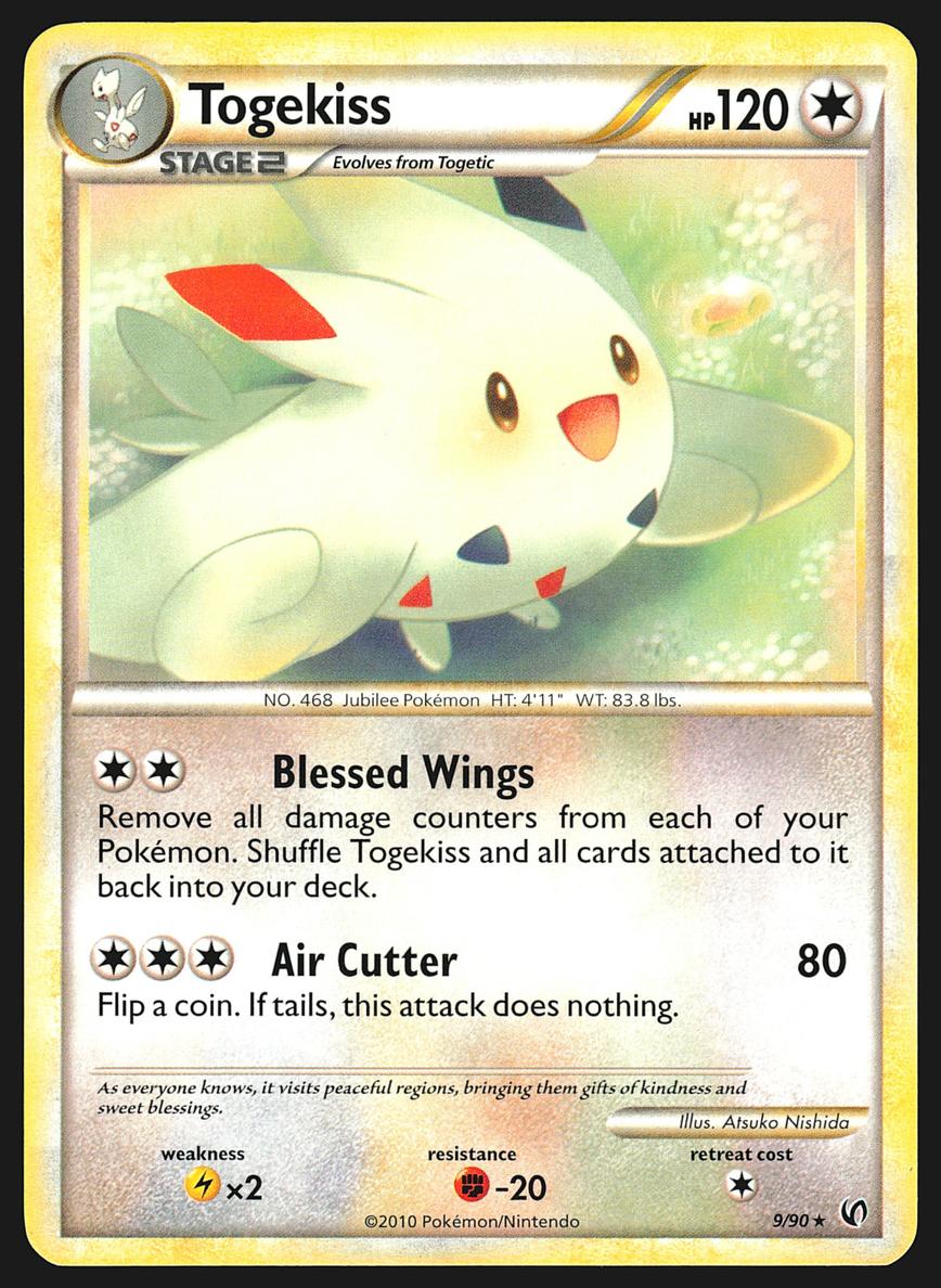 Togekiss 2010 Pokemon HeartGold & SoulSilver Undaunted