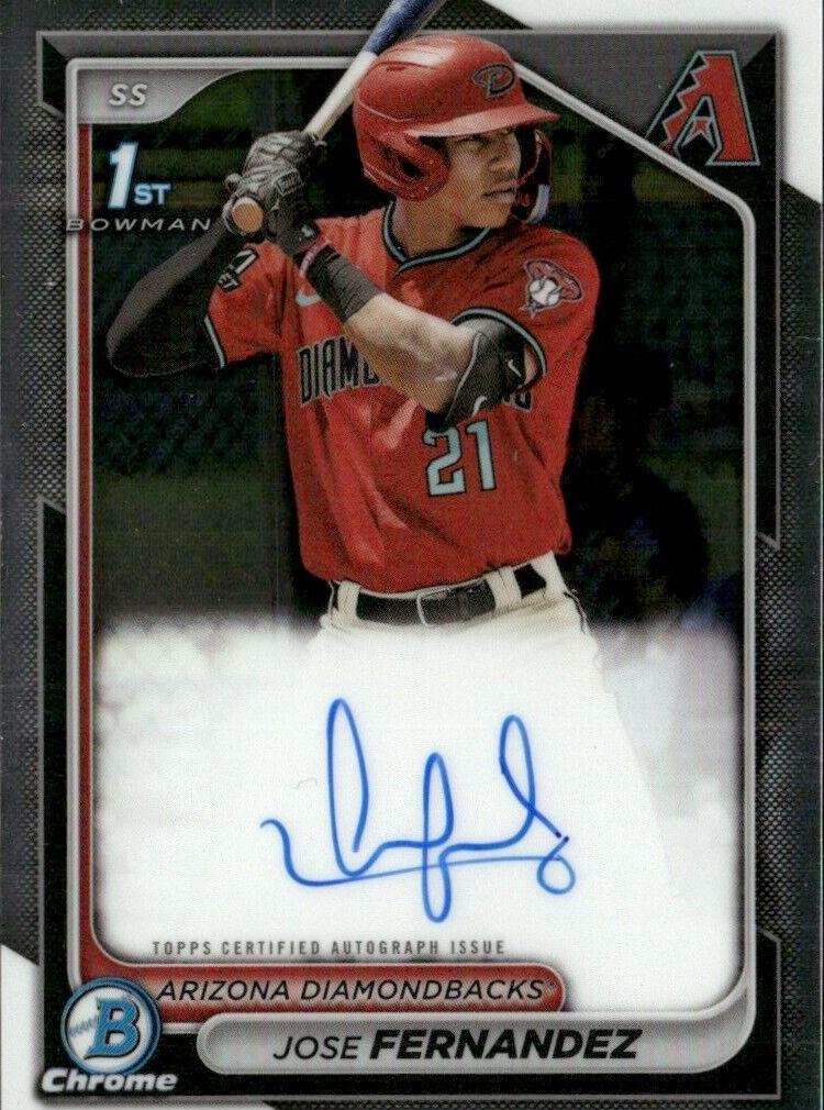 Jose Fernandez 2024 Bowman Chrome Baseball card