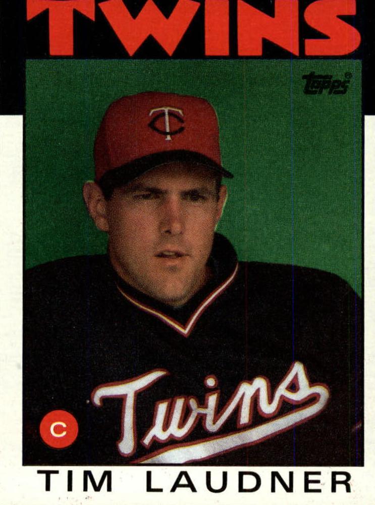 1986 Topps Tim Laudner #184 card