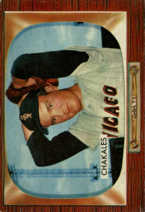 1955 Bowman Bob Chakales #148 card
