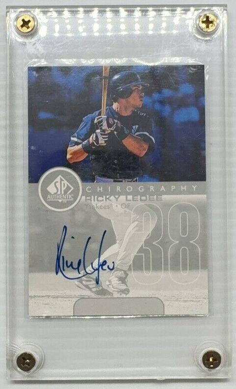 1999 SP Authentic Ricky Ledee #RL card