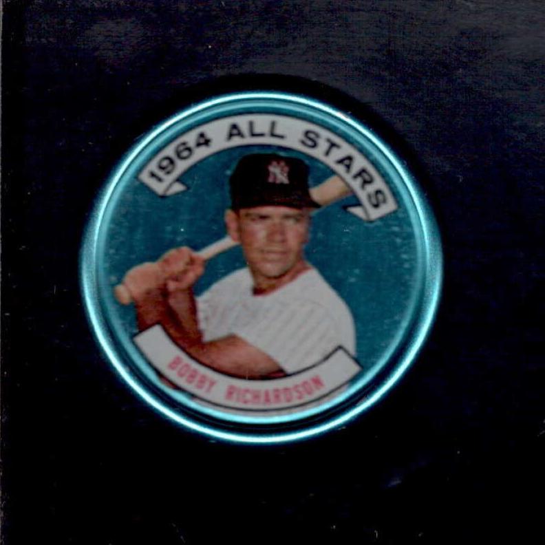 1964 Topps Coins Bobby Richardson #123 card