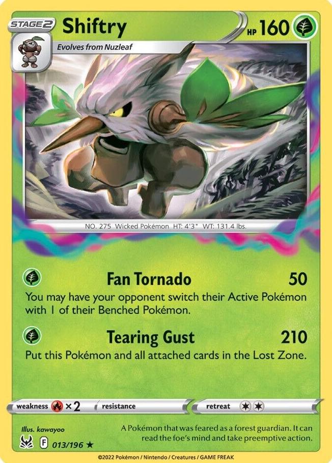 Shiftry Holo 2022 Pokemon Lost Origin