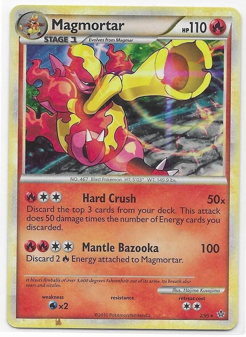 Magmortar 2010 Pokemon HeartGold & SoulSilver Unleashed
