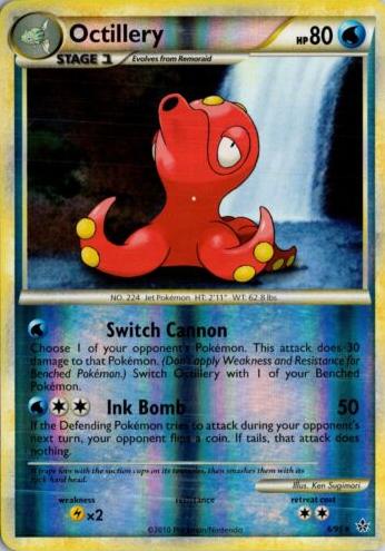 Octillery 2010 Pokemon HeartGold & SoulSilver Unleashed
