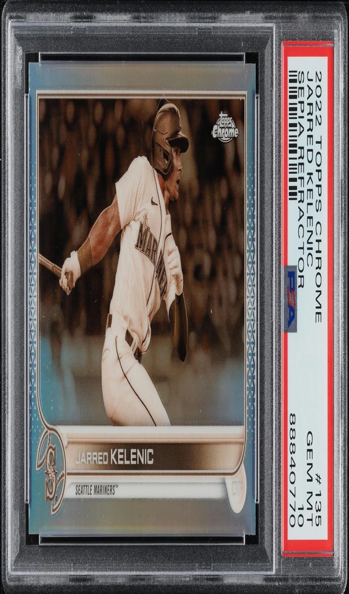 2022 Topps Chrome Baseball Sepia Jarred Kelenic #135