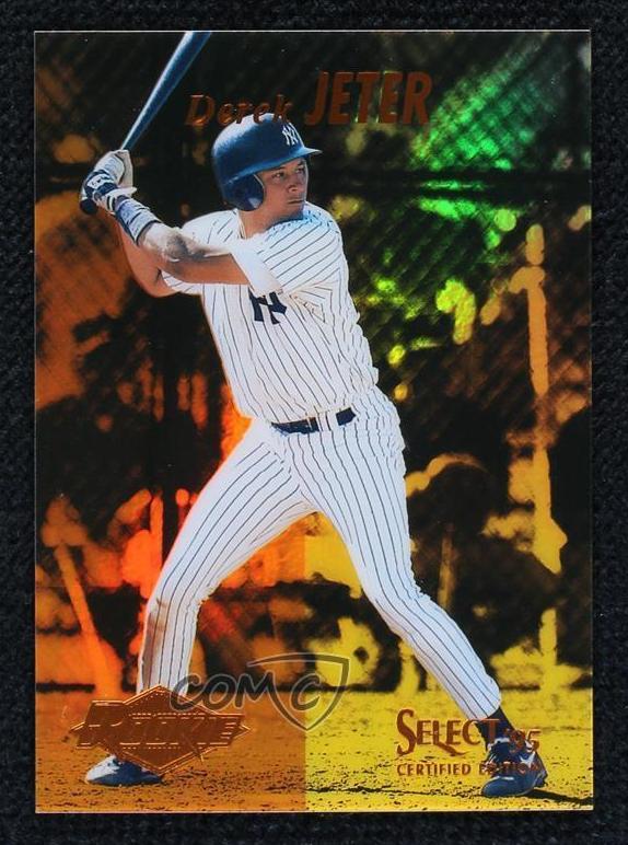 1995 Panini Select MIRROR GOLD #122 Derek Jeter front