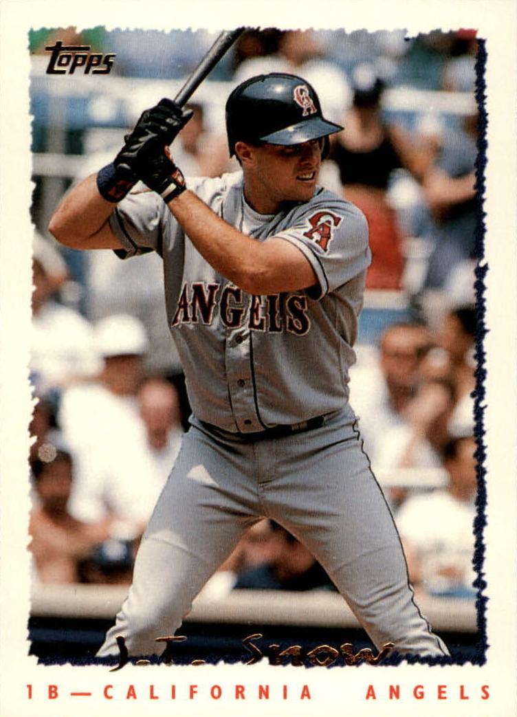 1995 Topps J.T. Snow #582 card