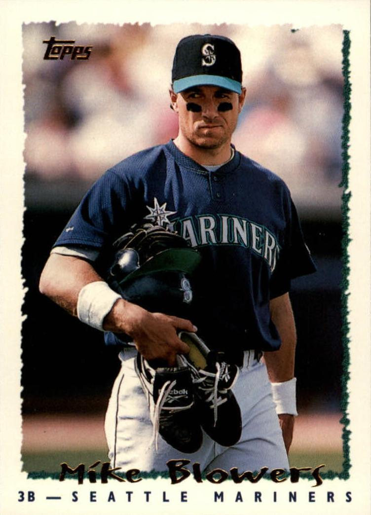 1995 Topps Mike Blowers #348 card