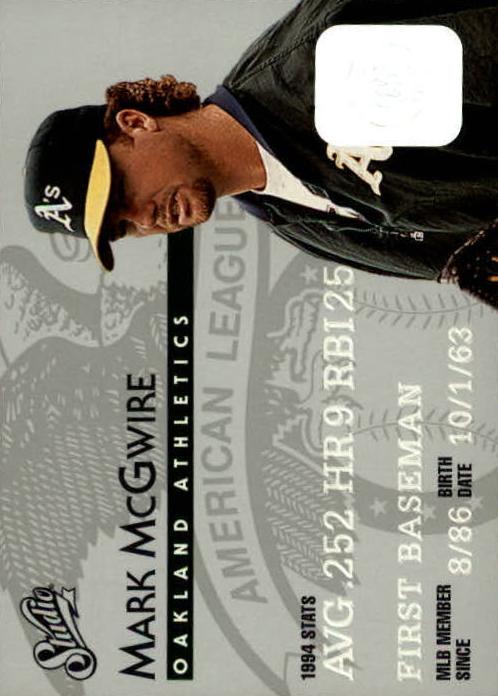 1995 Mark McGwire #141