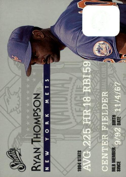 1995 Studio Ryan Thompson #167 card