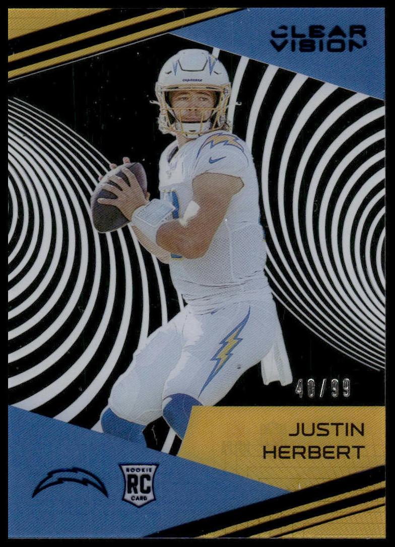 2020 Justin Herbert [Blue] #CV-3