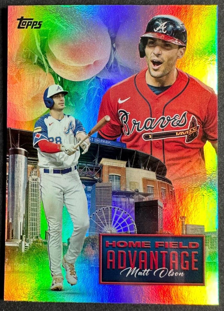 2024 Topps Homefield Advantage Matt Olson #HFA-35 card