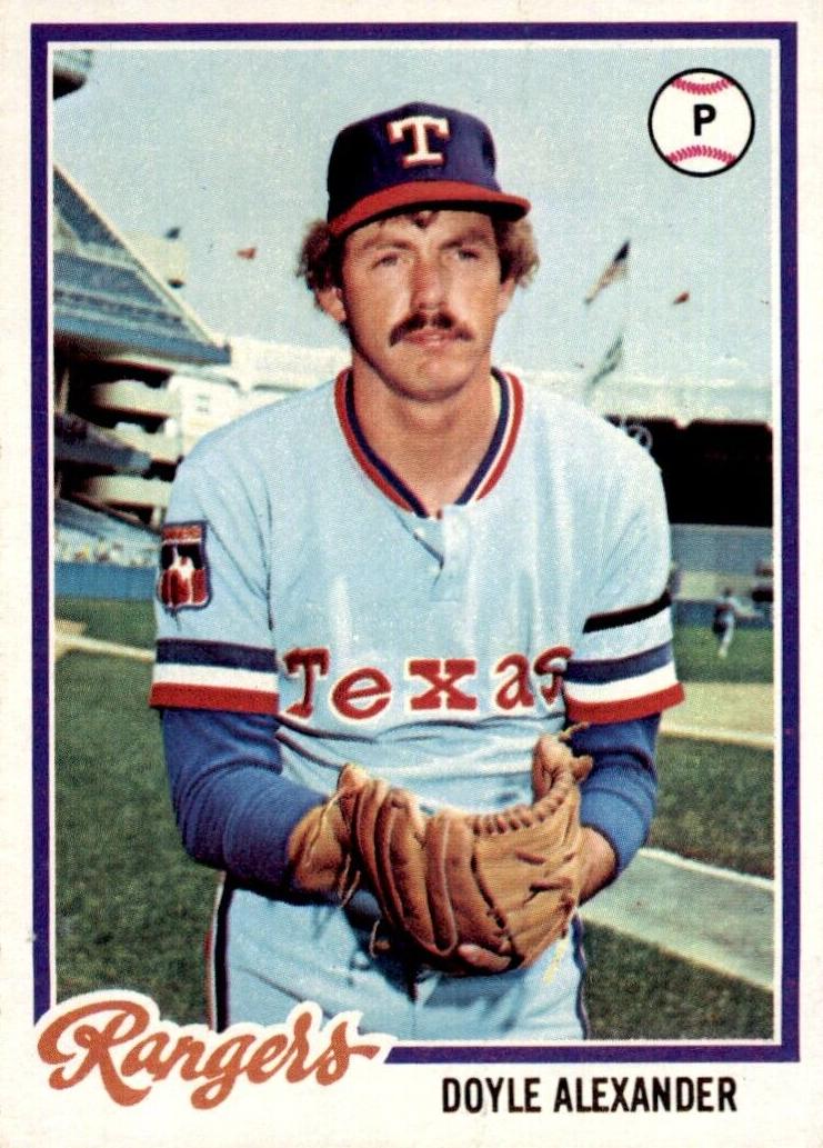 1978 Topps Doyle Alexander #146 card