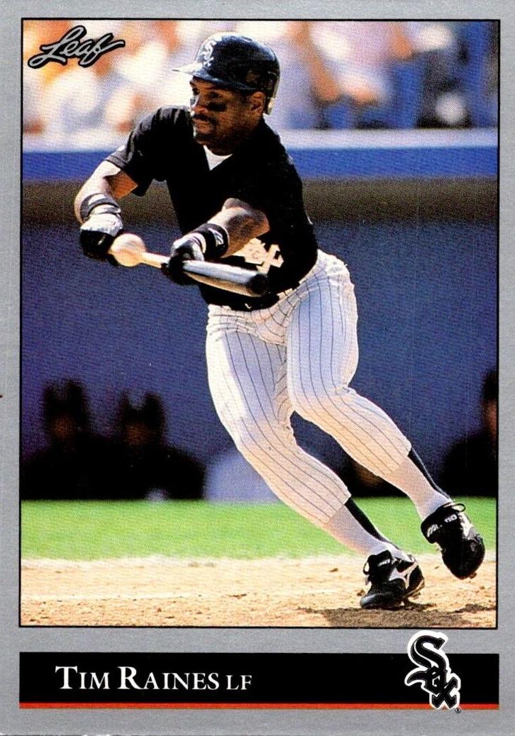 1992 Leaf Tim Raines #37 card