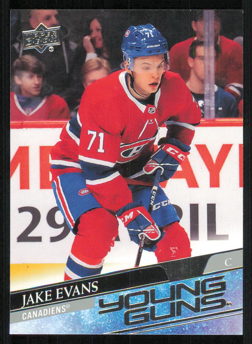 2020 Upper Deck Jake Evans #247 card