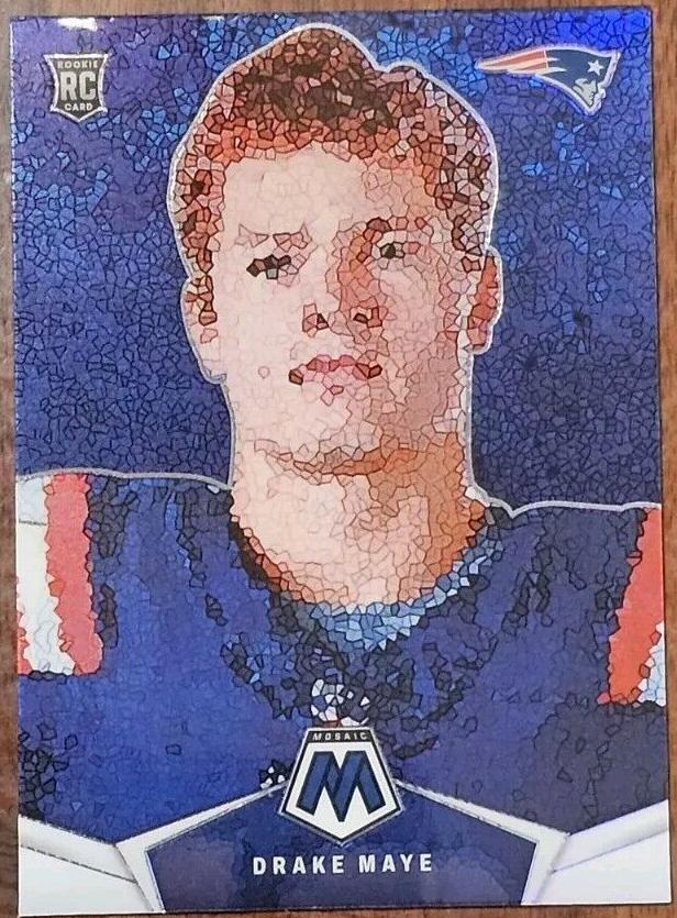2024 Panini Mosaic Micro Drake Maye #MM-DME card