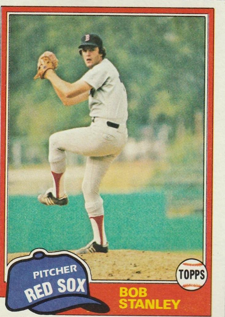 1981 Topps Bob Stanley #421 card