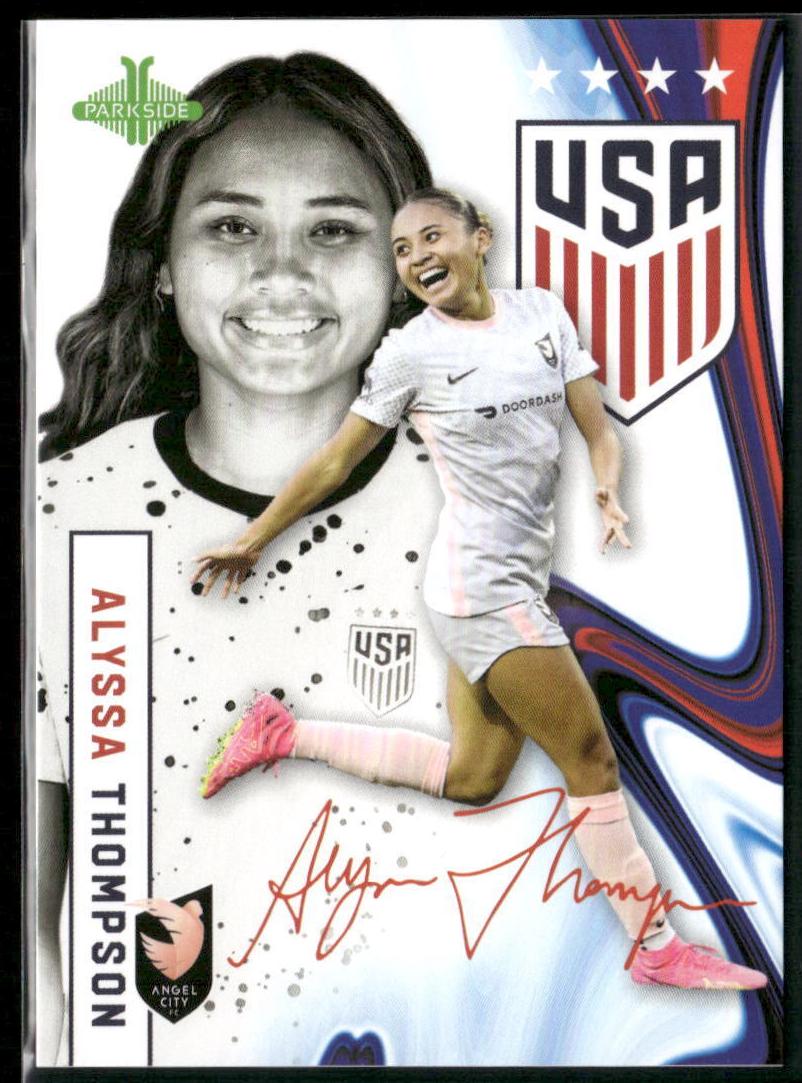 2023 Parkside USWNT One Nation One Team Alyssa Thompson #13 card
