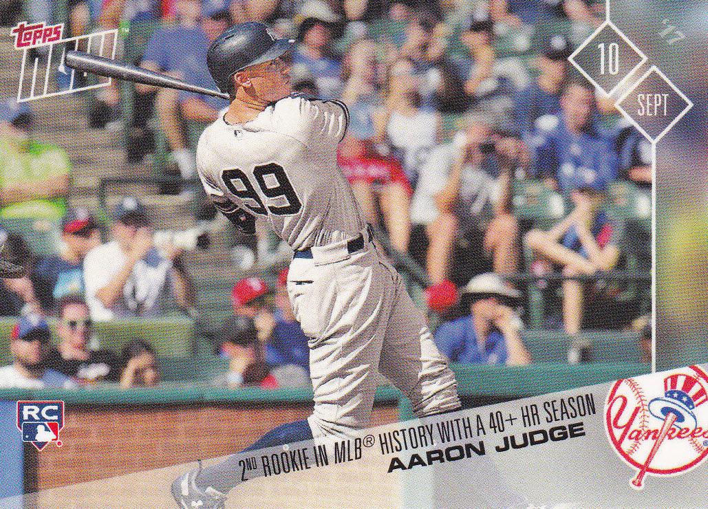 2017 Aaron Judge [Base - 40+ HR Season] #585