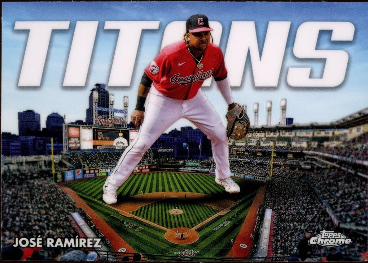 2023 Topps Chrome Jose Ramirez #CT-8 card