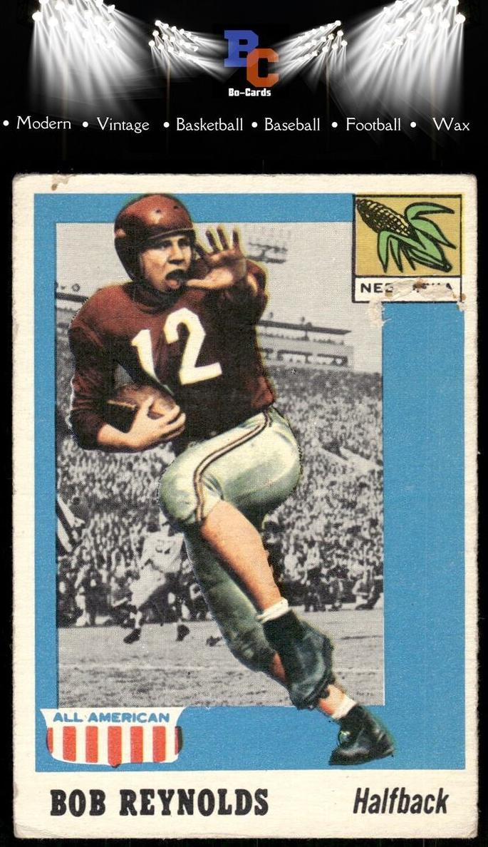 1955 Topps All American Bob Reynolds #17 card