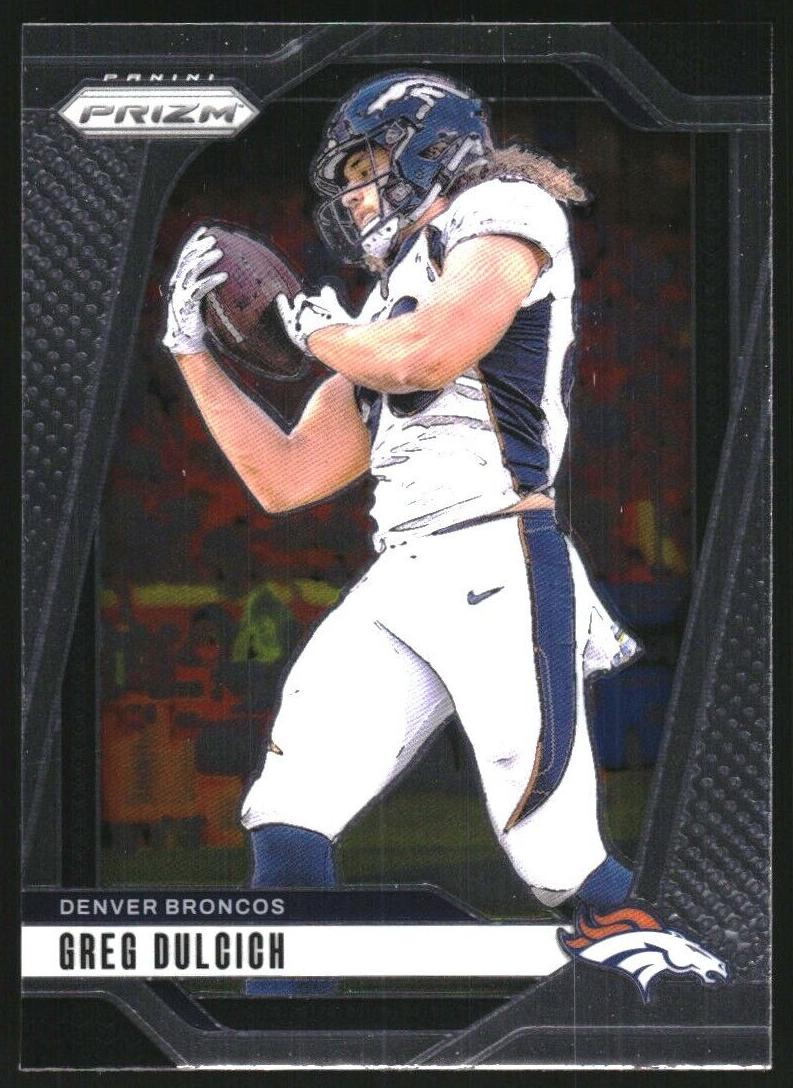 Greg Dulcich 2024 Prizm Football card