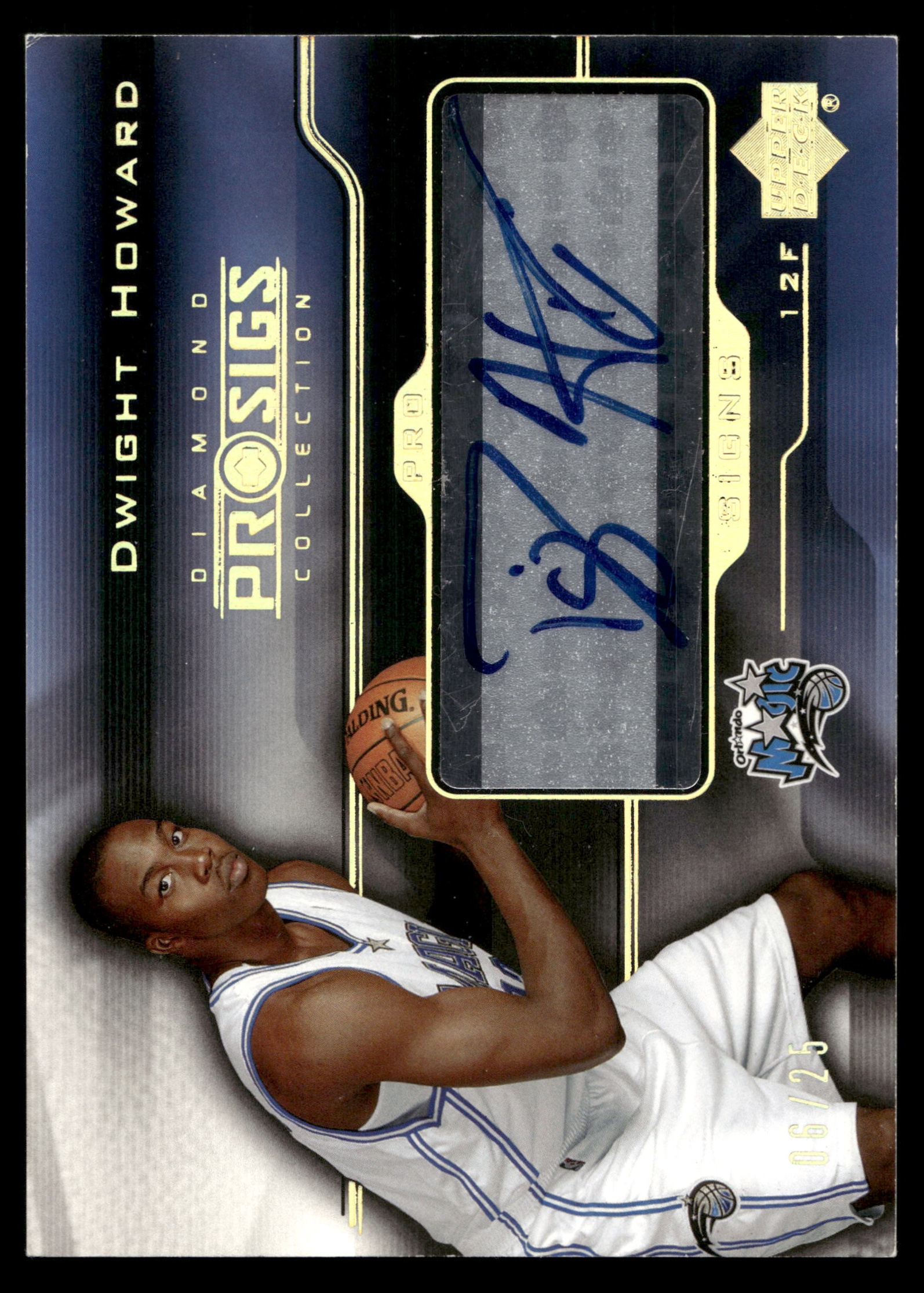 2004 Upper Deck Pro Sigs Dwight Howard [Gold] #PS-DH card