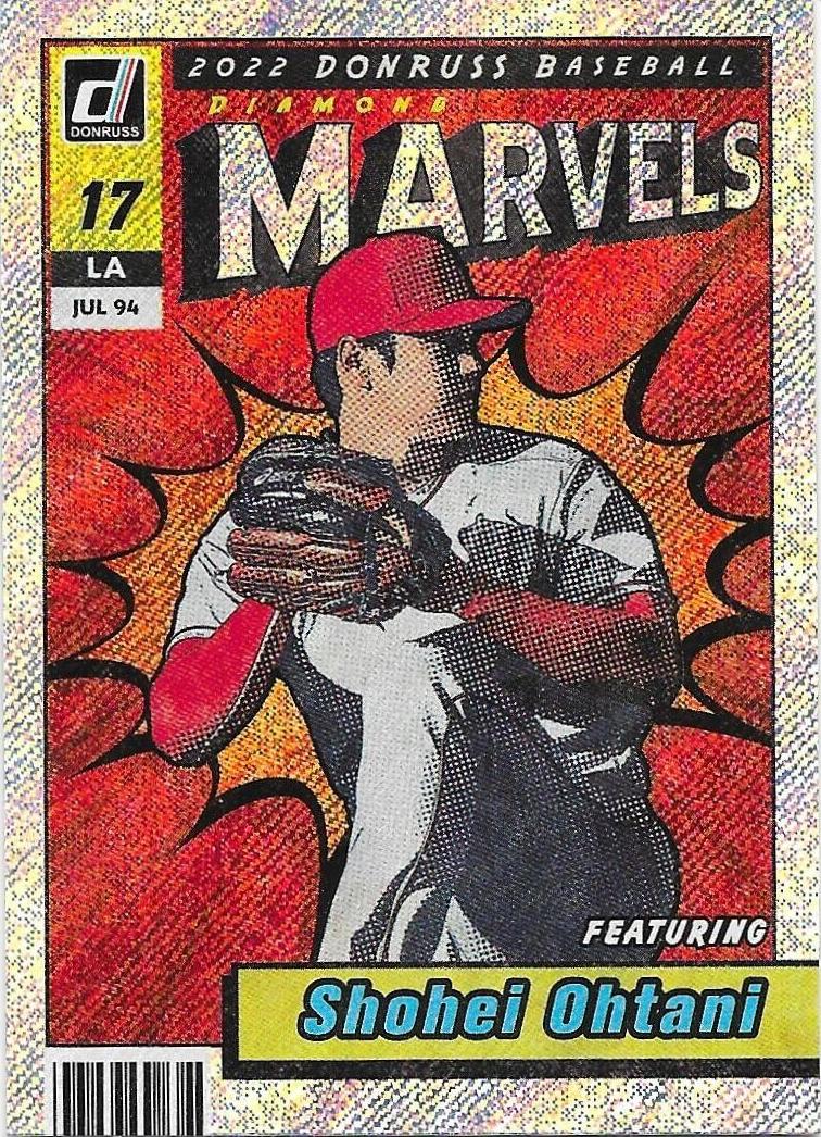 2022 Panini Donruss MARVELS-RAPTURE #M9 Shohei Ohtani front