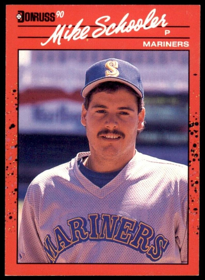 1990 Donruss Mike Schooler #330 card