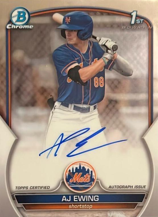 2023 Bowman Bowman Draft Chrome #CDA-AE Ewing front