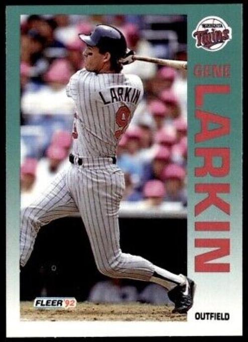 1992 Fleer Gene Larkin #207 card
