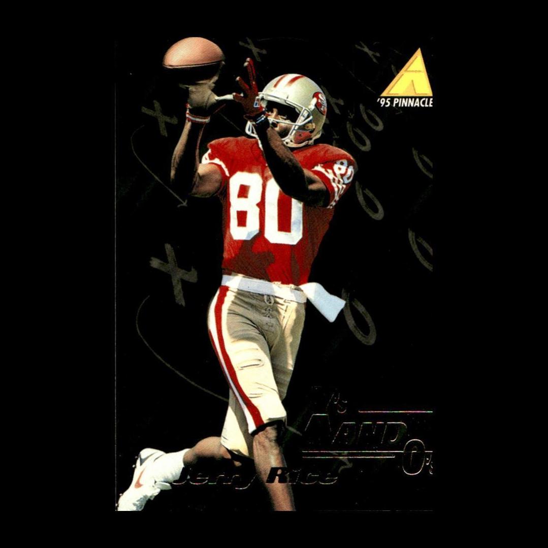 1995 Pinnacle Club Collection Jerry Rice #196 card