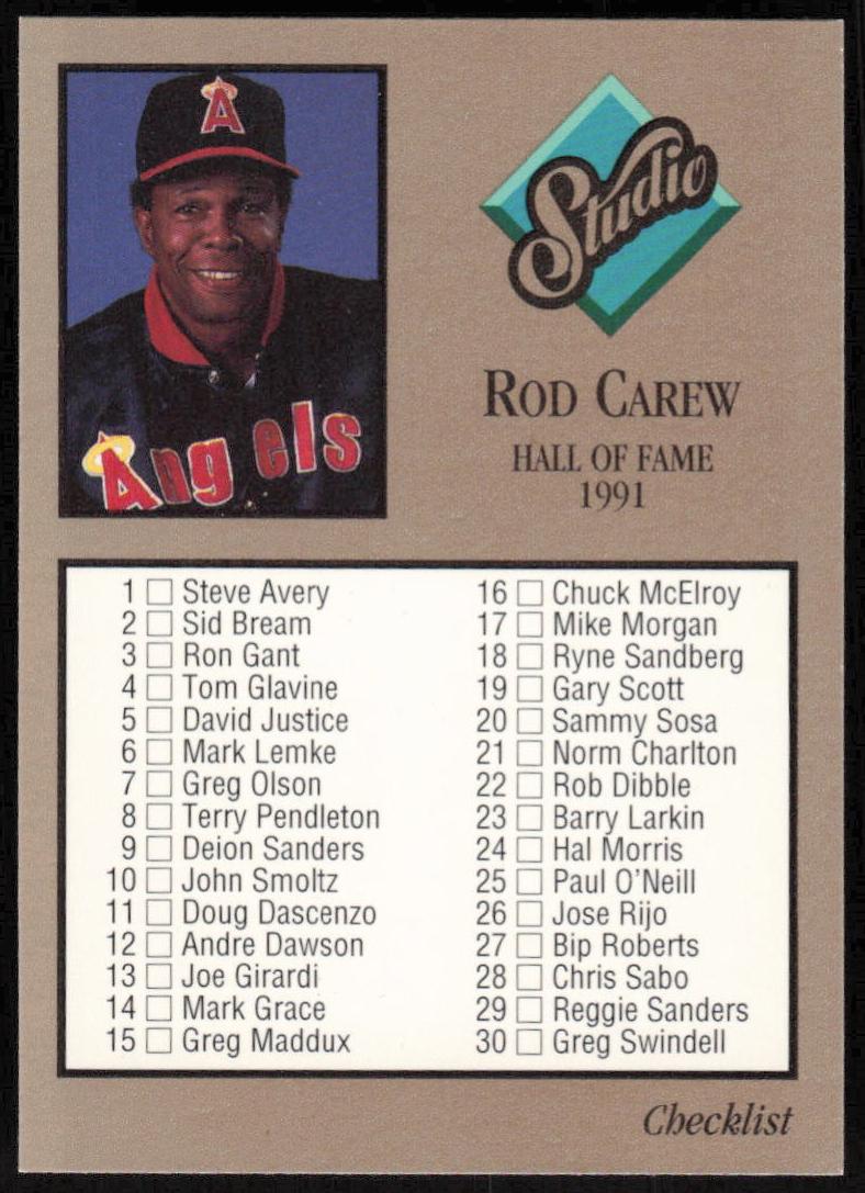 1992 Checklist #261