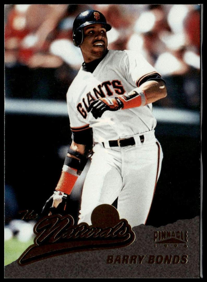 1996 Pinnacle Barry Bonds #75 card