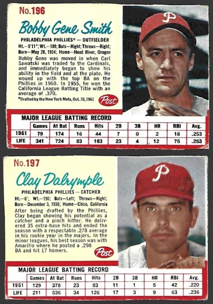 1962 Bobby Gene Smith #196