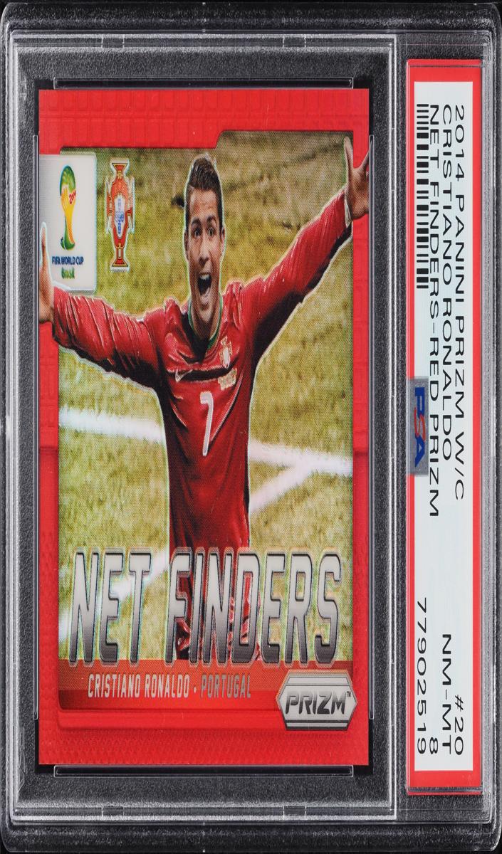 2014 Panini Prizm World Cup Cristiano Ronaldo [Red] #20 card