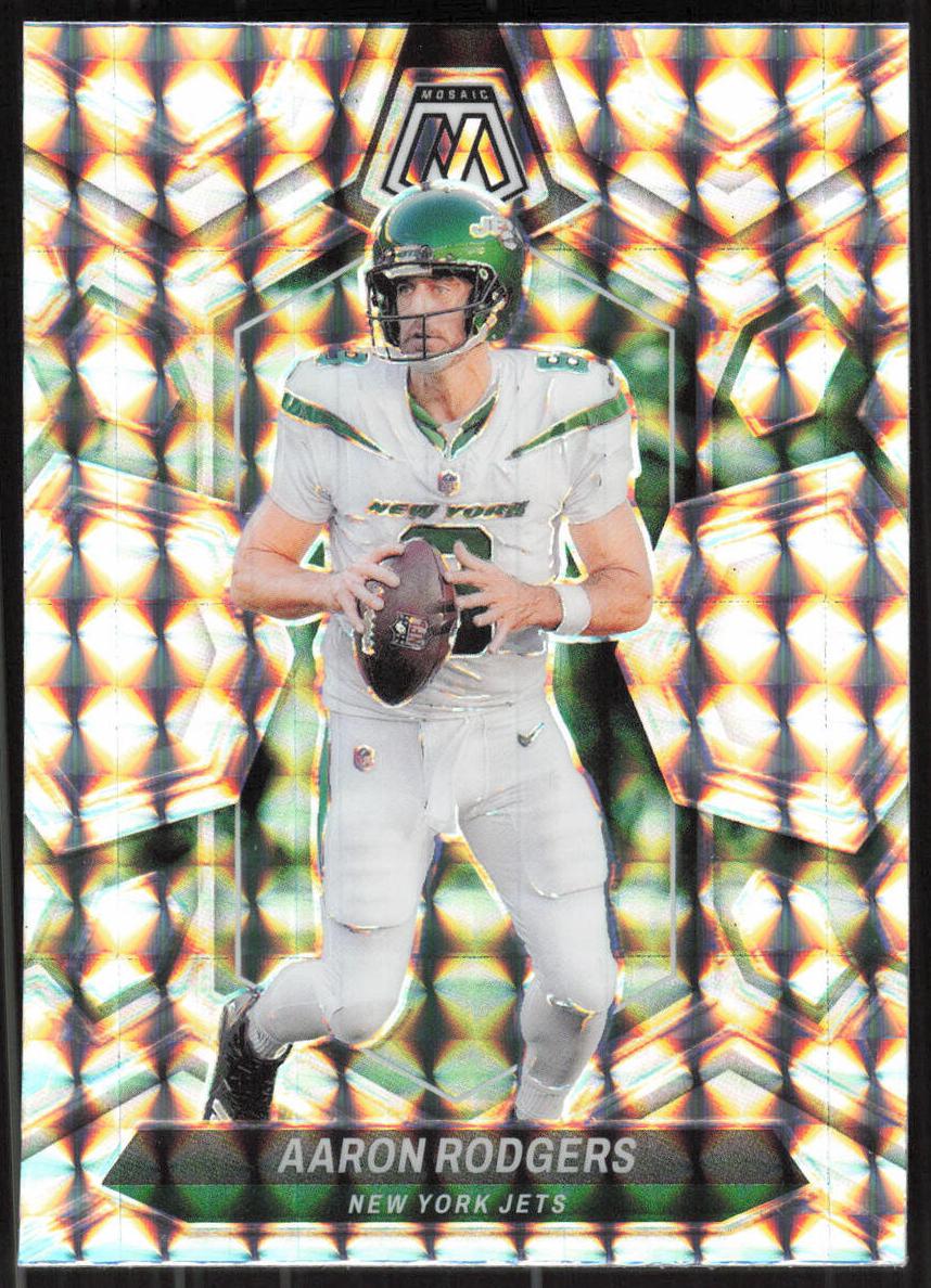 Aaron Rodgers 2024 Mosaic Football card
