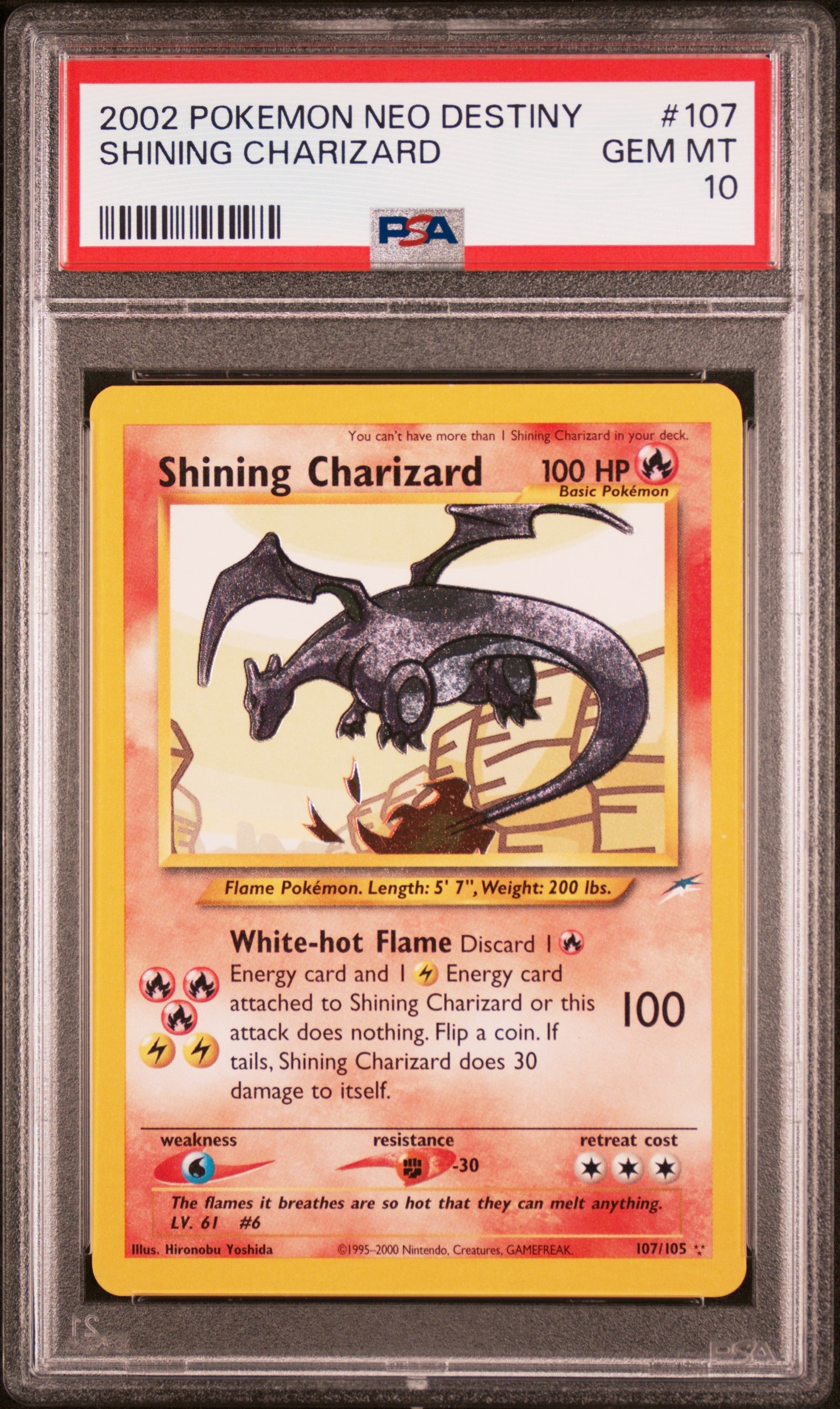 Shining Charizard 2002 Pokemon Neo Destiny