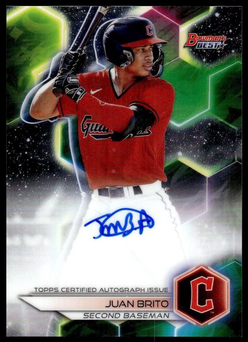 2023 Bowman's Best Juan Brito #B23-JBO card