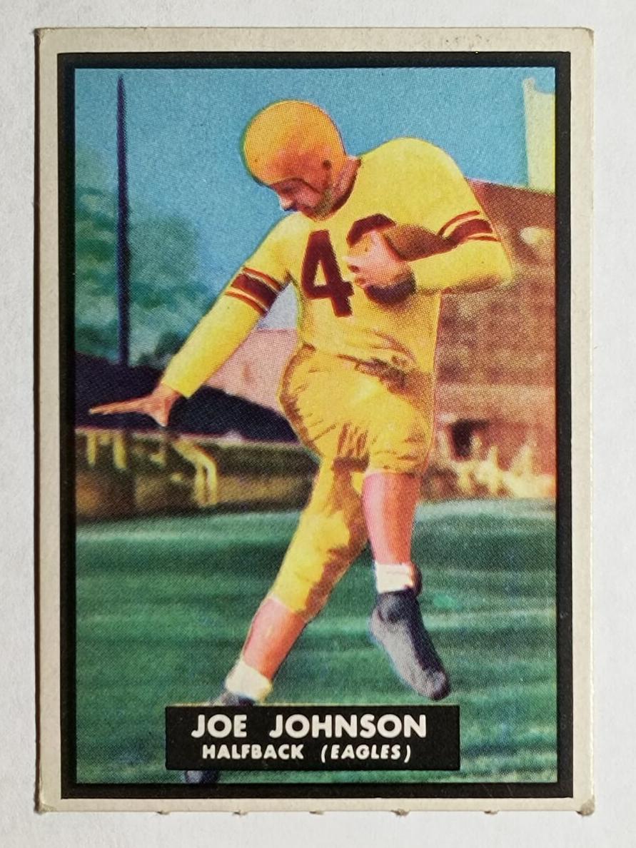 1951 Topps Magic Joe Johnson #68 card