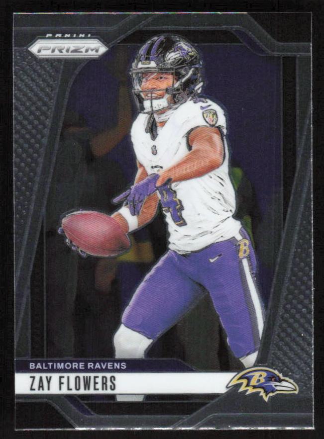 Zay Flowers 2024 Prizm Football card